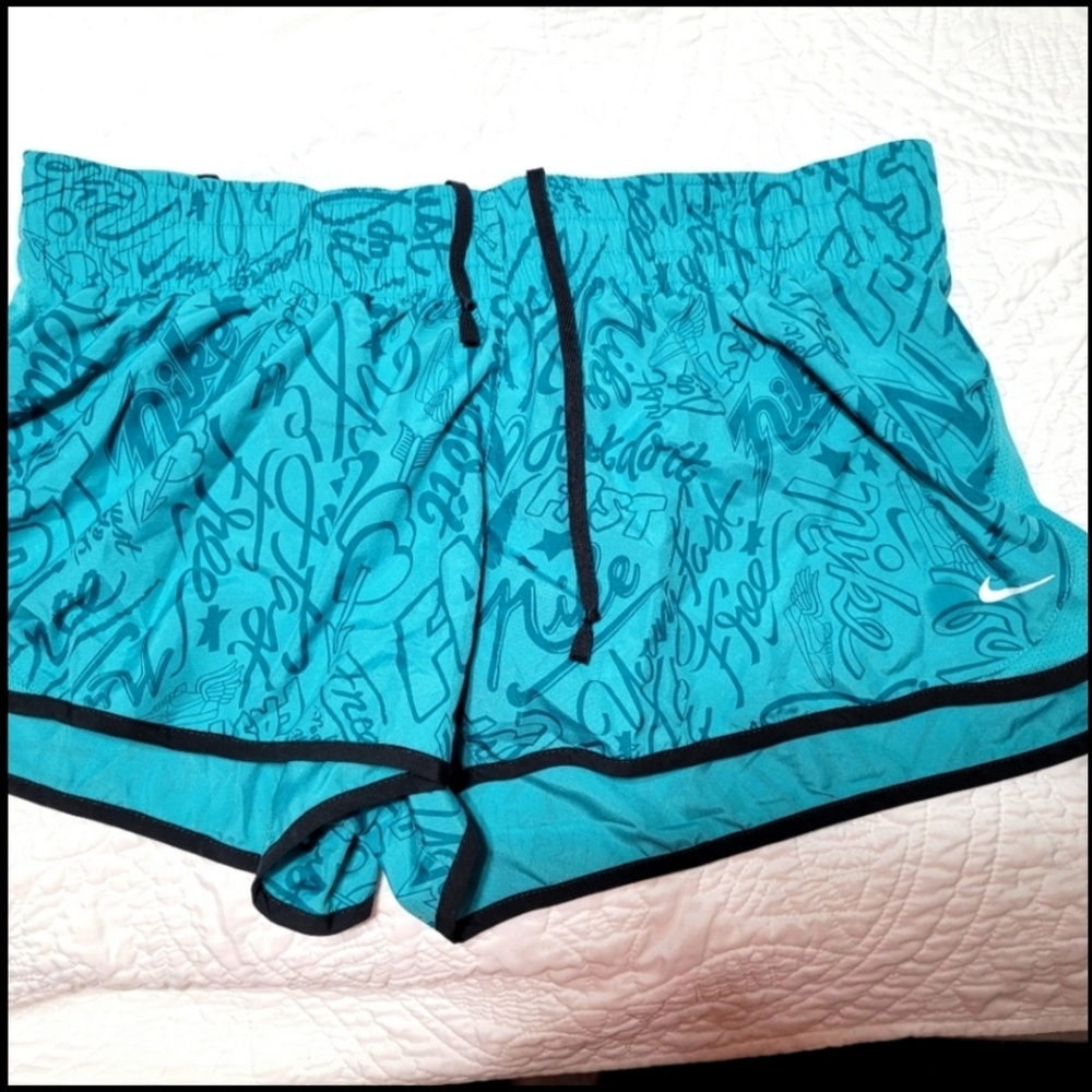 Nike Dri Fit teal shorts XL